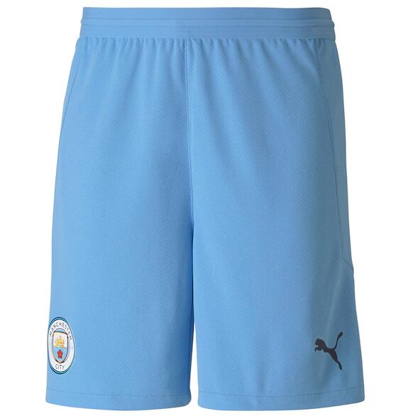 Manchester City Home Blue Soccer Shorts 2020/21